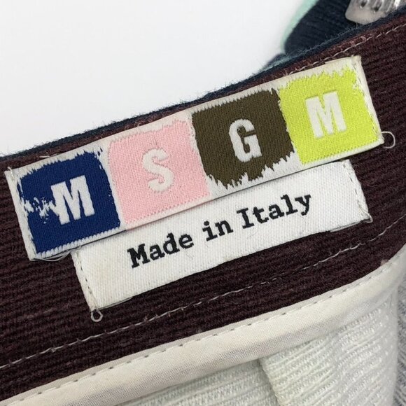 MSGM Flared Miniskirt w/ Color Block patch Pattern Multicolor size EU 38 - Picture 6 of 16